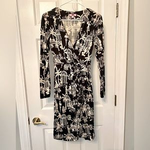 Lilly Pulitzer Black and Cream Toile Dress